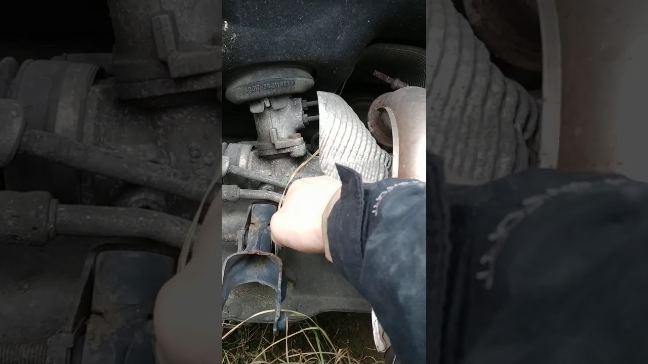 przekładka Anglika citroen peugeot od strony komory silnika