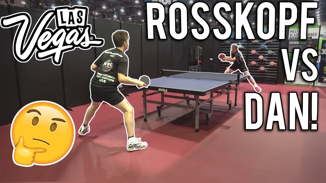 Jorg Rosskopf vs TableTennisDaily's Dan | Las Vegas