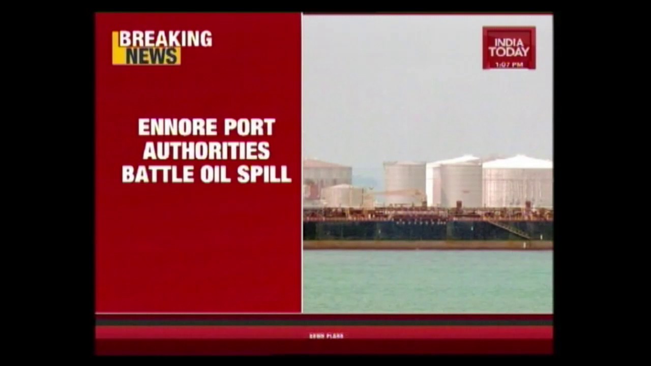 Two Oil Ships Collide Of Ennore Port