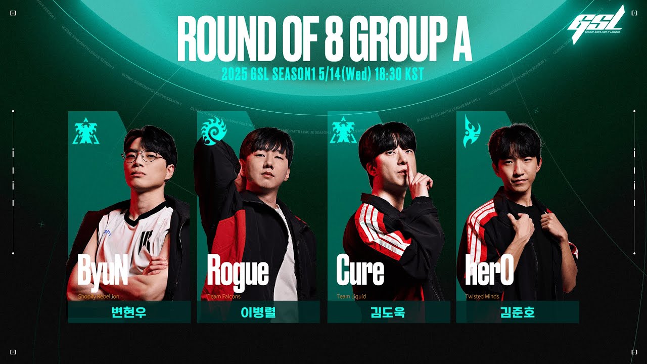 [ENG] 2025 GSL S1 Code S RO8 Group A「Full VOD」