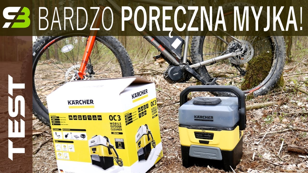 Test mobilnej myjki Karcher OC3 - nie tylko do roweru. Mój R2D2 ;)