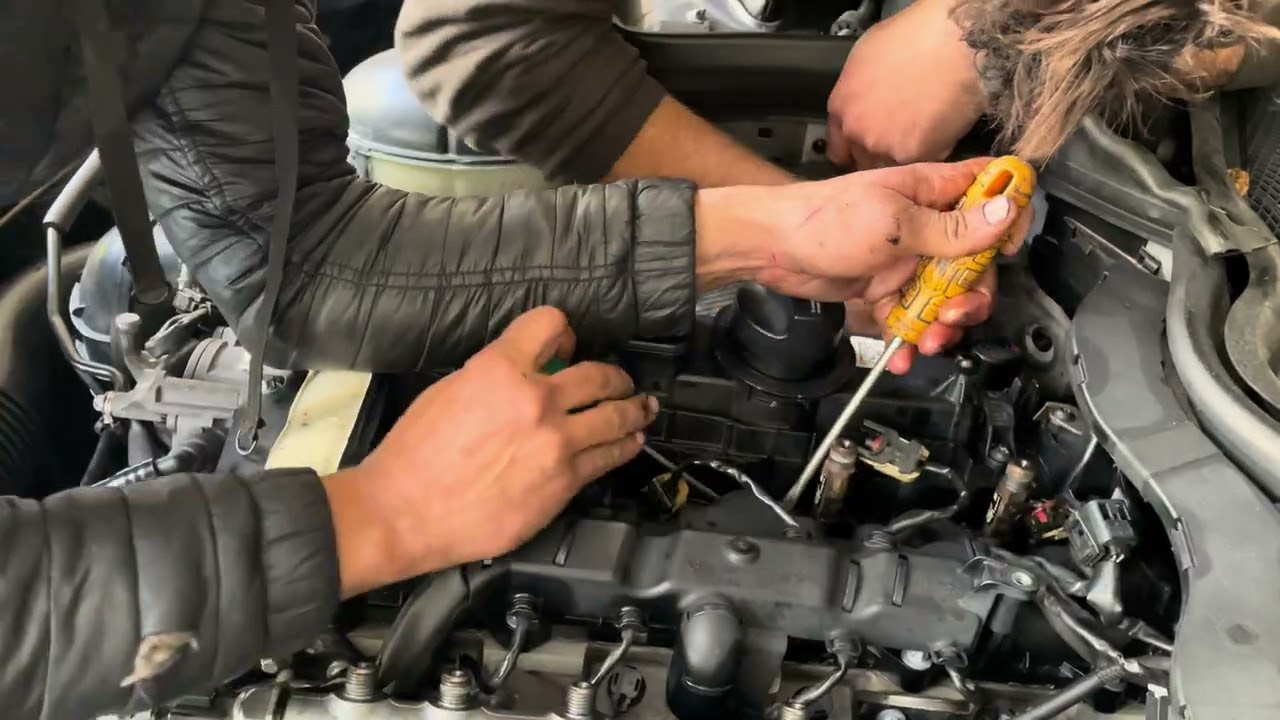 اخطر مشكل تسرب الزيت في المحرك ميرسيديس w204