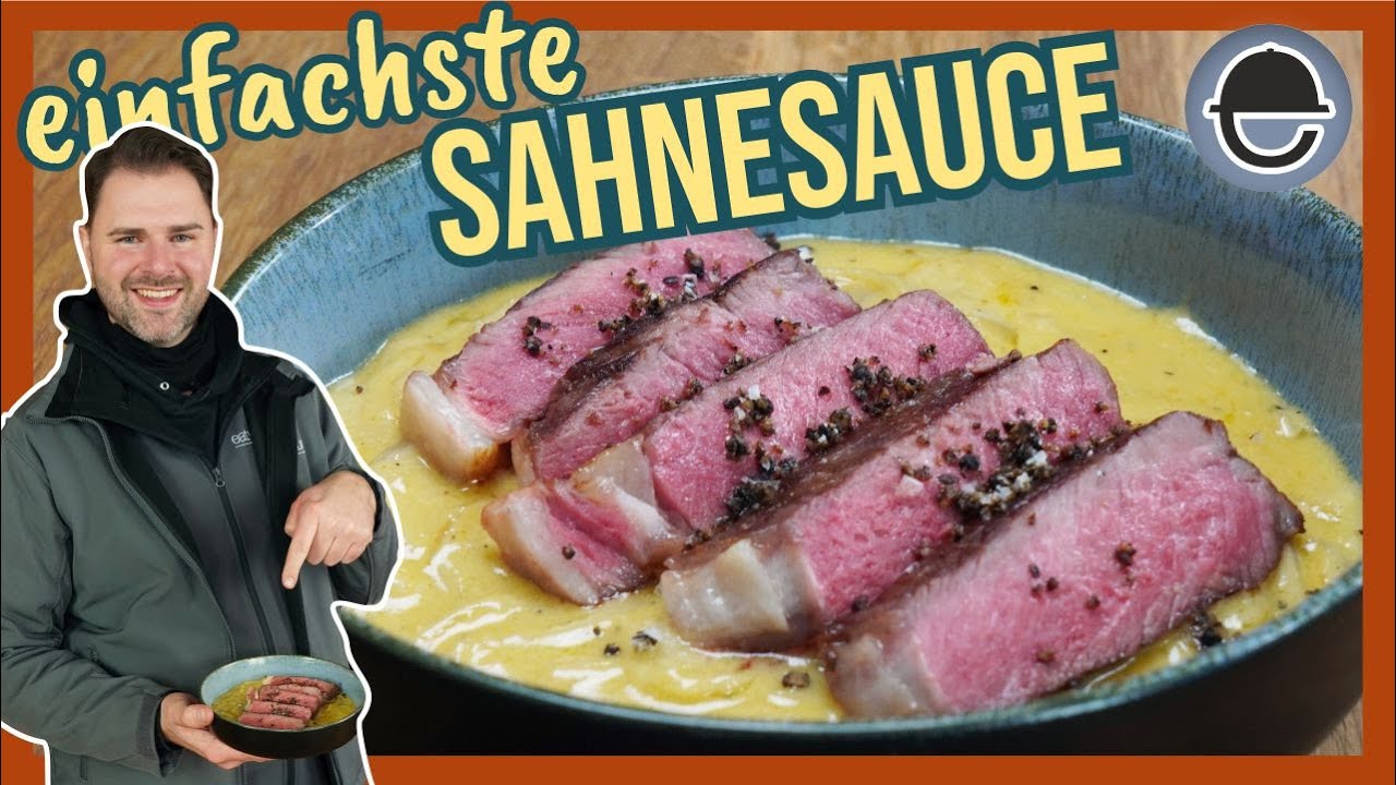 Sahnesauce zu allem! Vor allem aber zum Steak. / eatventure