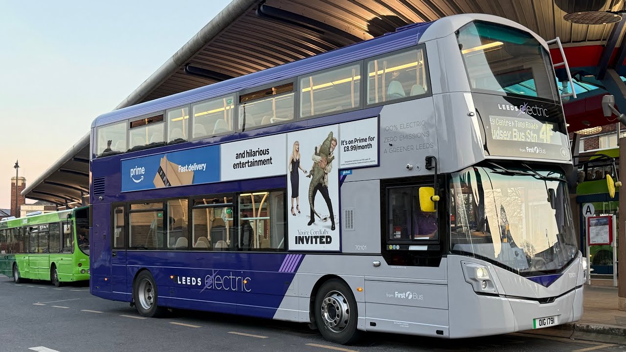 REPOWER! | First Leeds Wright Streetdeck Newpower EV 70101 (OIG 1791) on the 4F