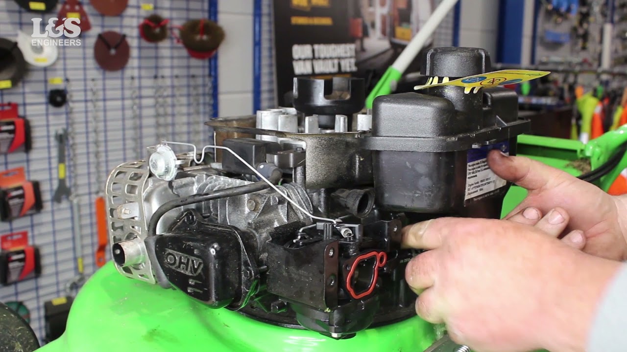 How to Change the Carburettor on a MB 253.1 T Viking Lawn Mower W/ Briggs 625 Series Engine | L&S