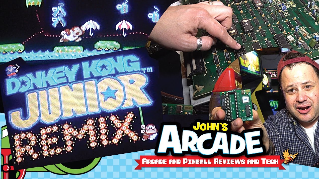 Donkey Kong Junior Remix!! Nintendo Arcade Mod. How to install, gameplay, and more!