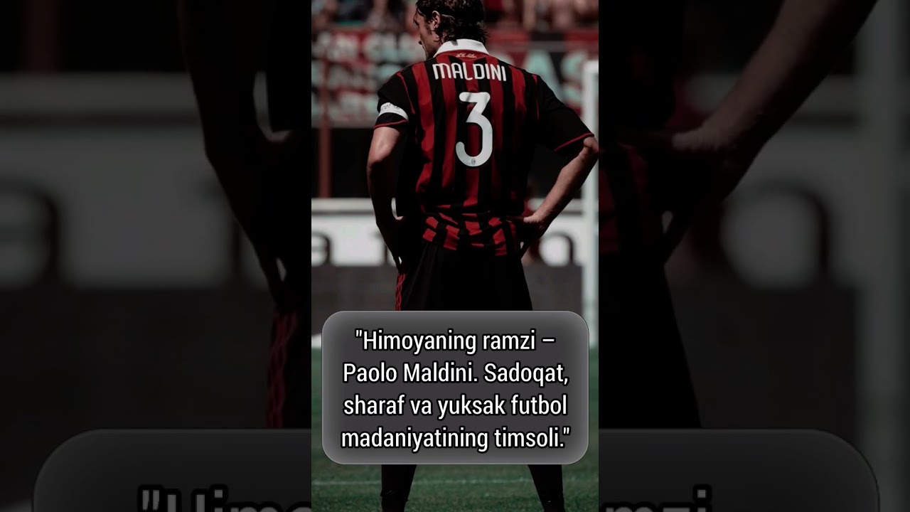 Paolo Maldini #fudbol #sportuz #yangiliklar #jahonsporti #kunuz