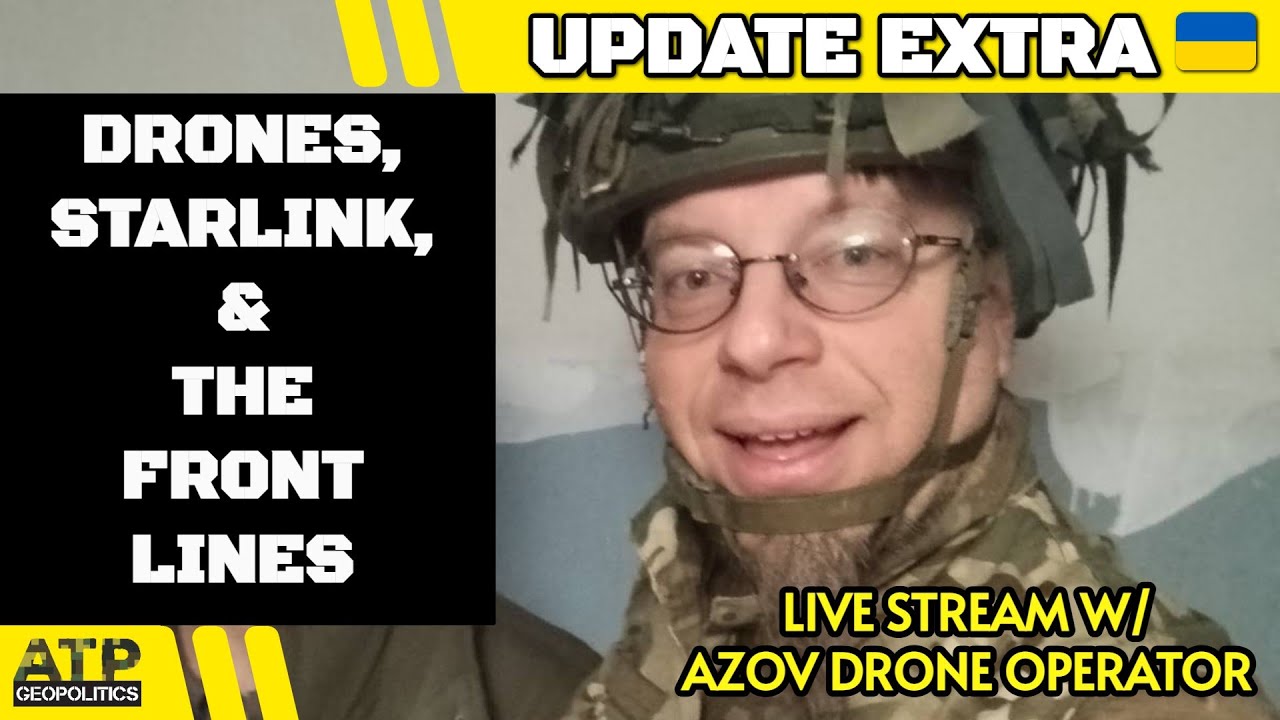 In Conversation w/ James, US Drone Team Member for Azov - Ukraine War Live Stream