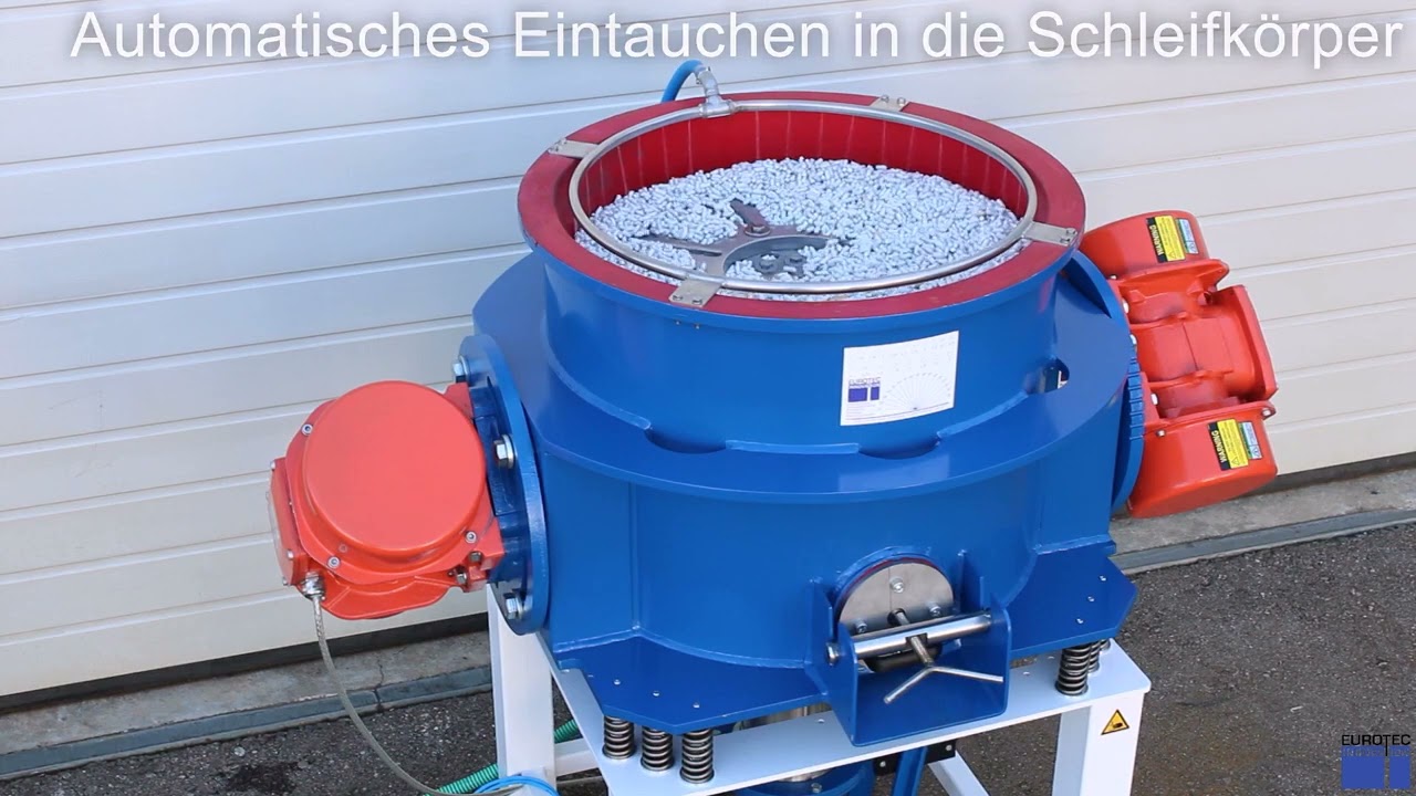 EUROTEC RM | Vibrateur circulaire de tribofinition pour polissage de jantes alu