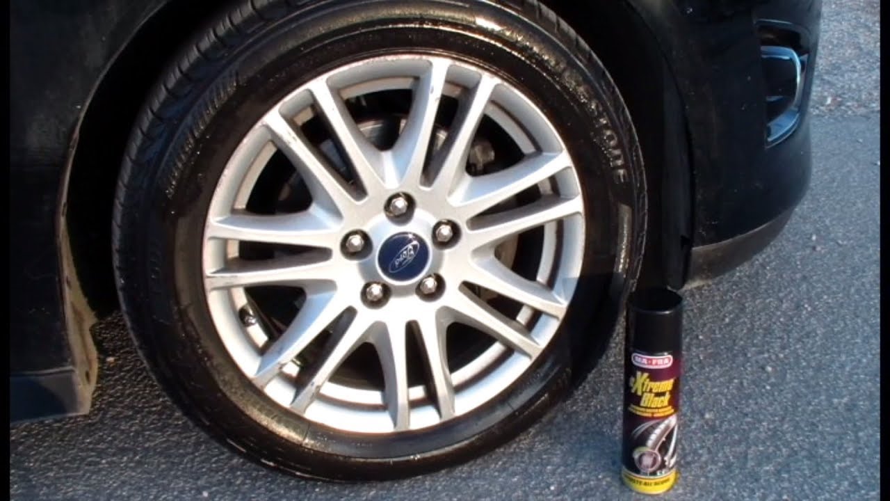 Miglior Nero Gomme Effetto Lucido Bagnato ‎Black Tires con MA-FRA EXTREME BLACK