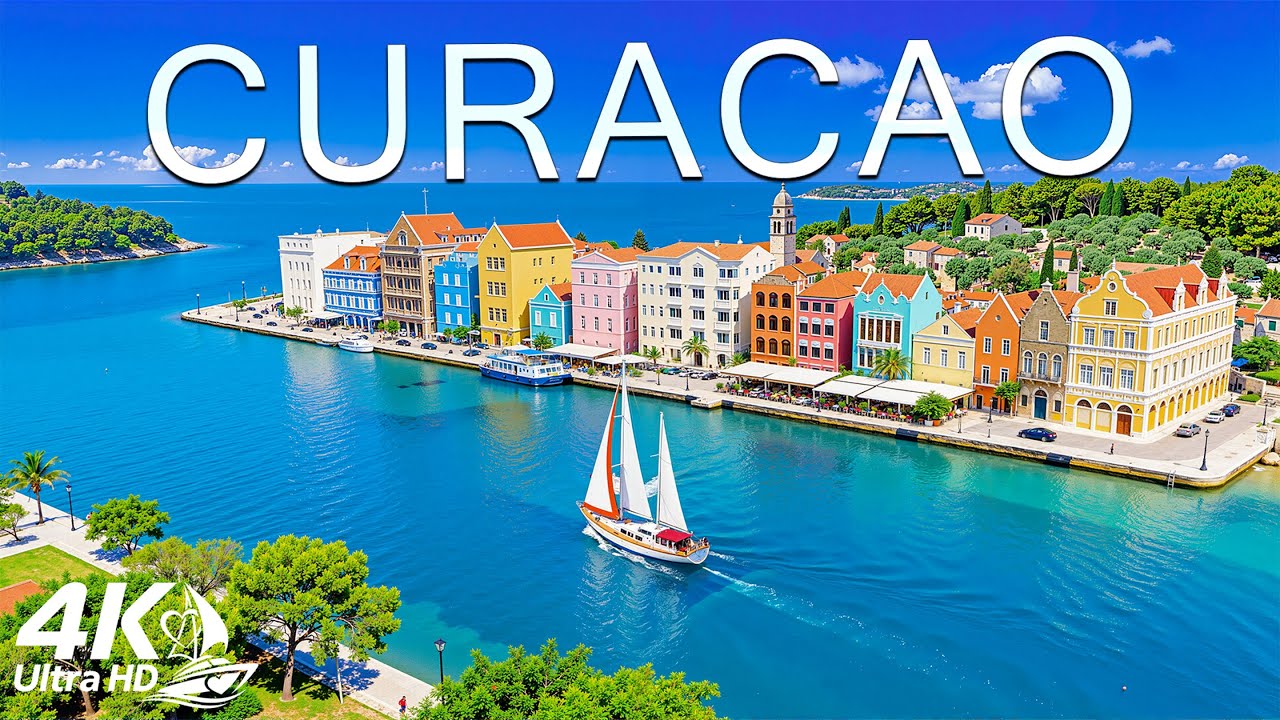 Curacao 4K 🇨🇼 The Dutch Caribbean Jewel: Willemstad & Grote Knip | Vocal Deep House 2026