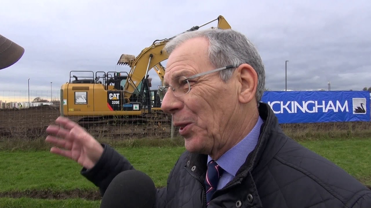 York City director Ian McAndrew at Monks Cross as stadium work begins
