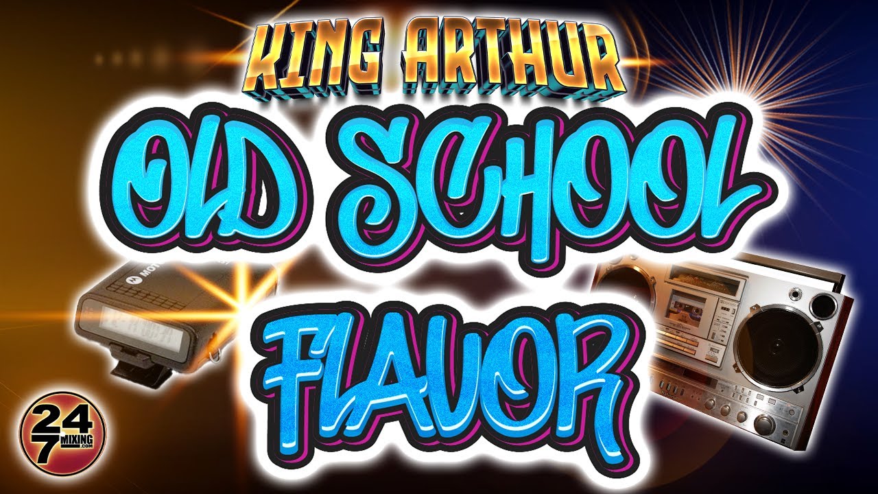 KING ARTHUR - Old School Flavor Best 80s Hip Hop Hits Mix🔥