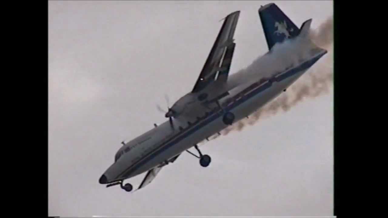 RNLAF Fokker F-27 display at the 1995 Leuchars Airshow