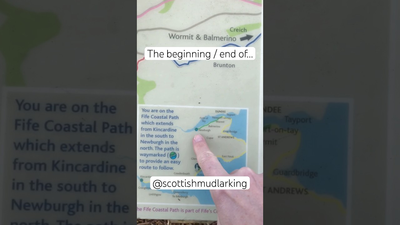 The Fife Coastal Path ! #fife #coast #scotland #shorts