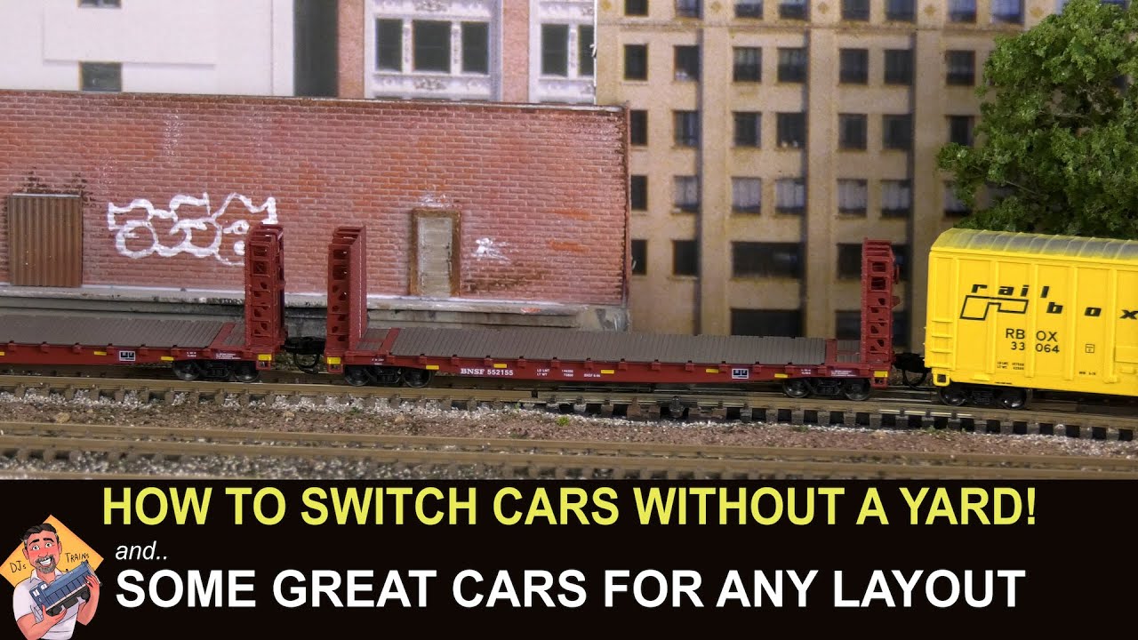How To Switch Rail Cars Without A Yard (and Great Cars for ANY Layout) Explained.