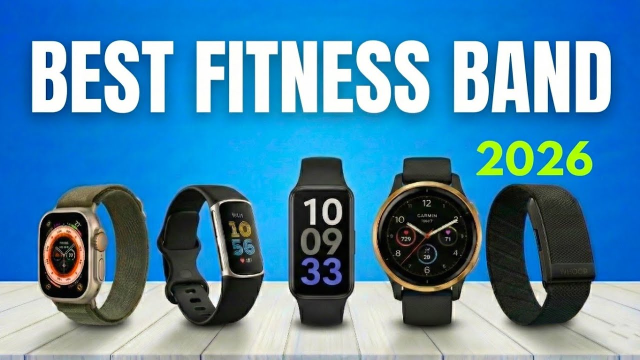 Best Fitness tracker in 2026✅ top 5 fitness bands in 2026