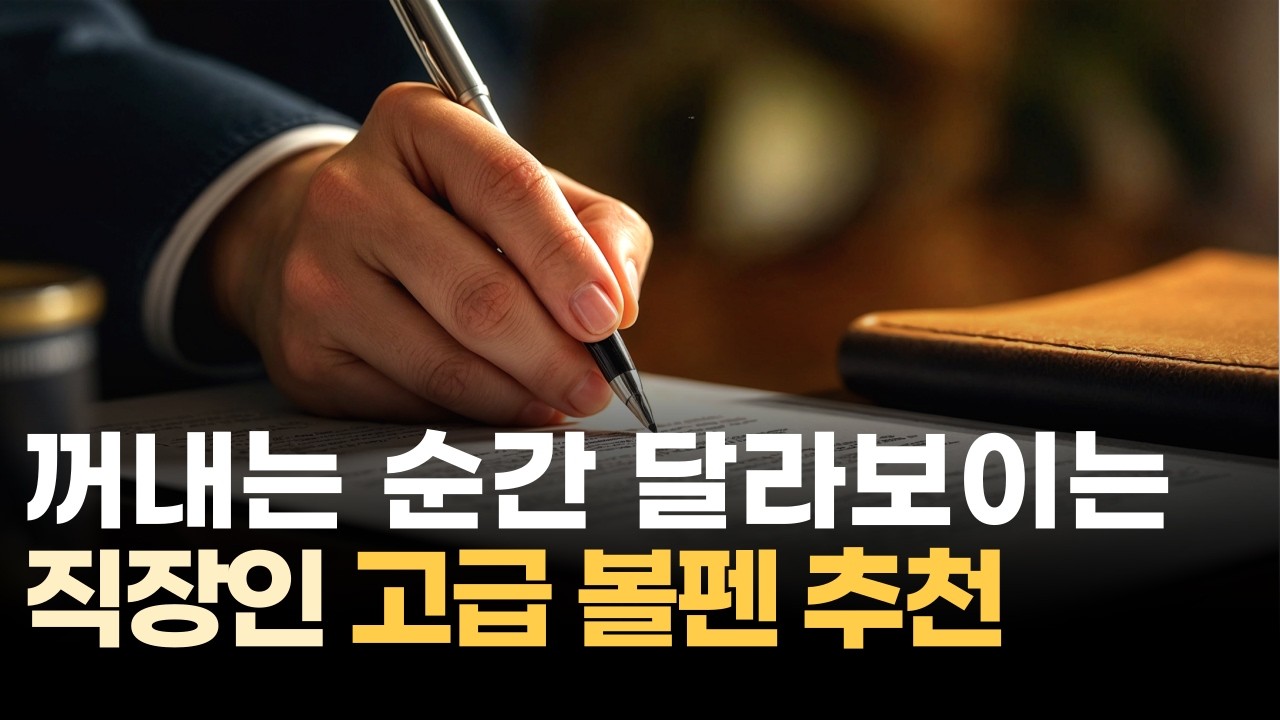 10만원 이하 고급 볼펜 3종 추천! 직장인 선물용
