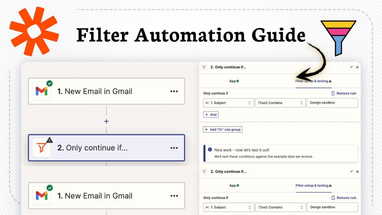 How to use Filter by Zapier (apply workflow conditions)