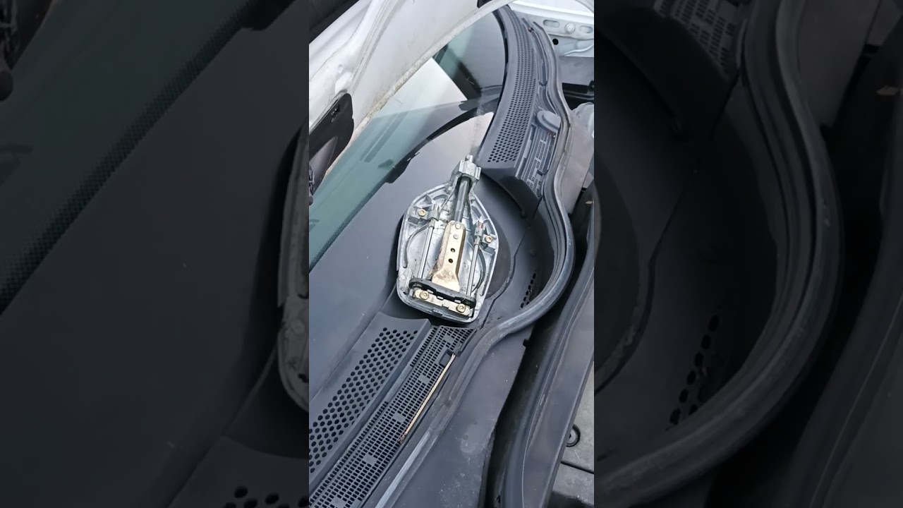 Demontage des Wischerarms Mercedes W202