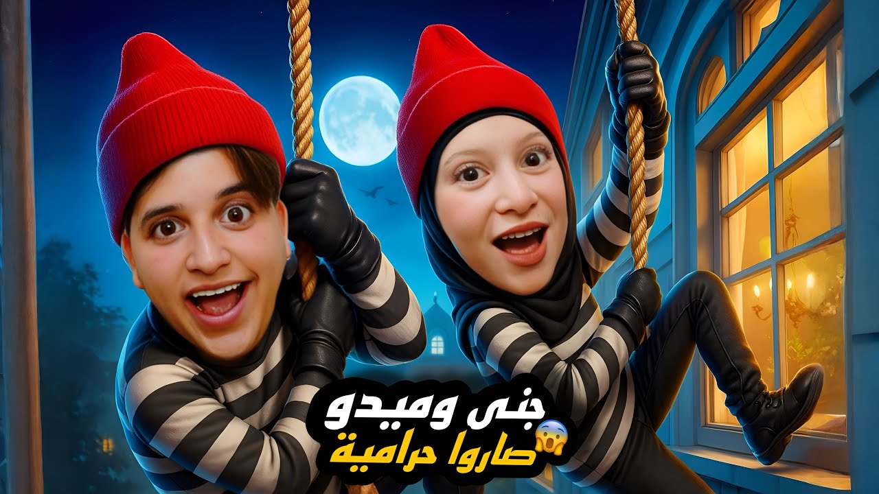 ميدو وجنى اشتغلوا حرمية وصاروا يسرقوا المحلات&hellip;!!الشرطة صارت تدور عليهن😱