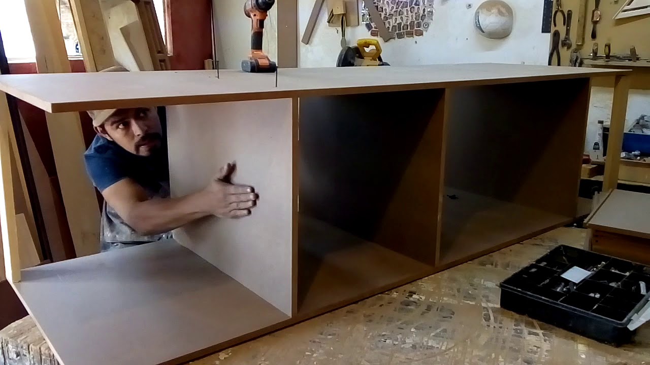 cajonera para clóset (el armado) carpinteria