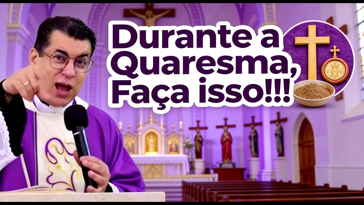 COMO VIVER A VERDADEIRA QUARESMA? Padre Chrystian Shankar ensina na prática!