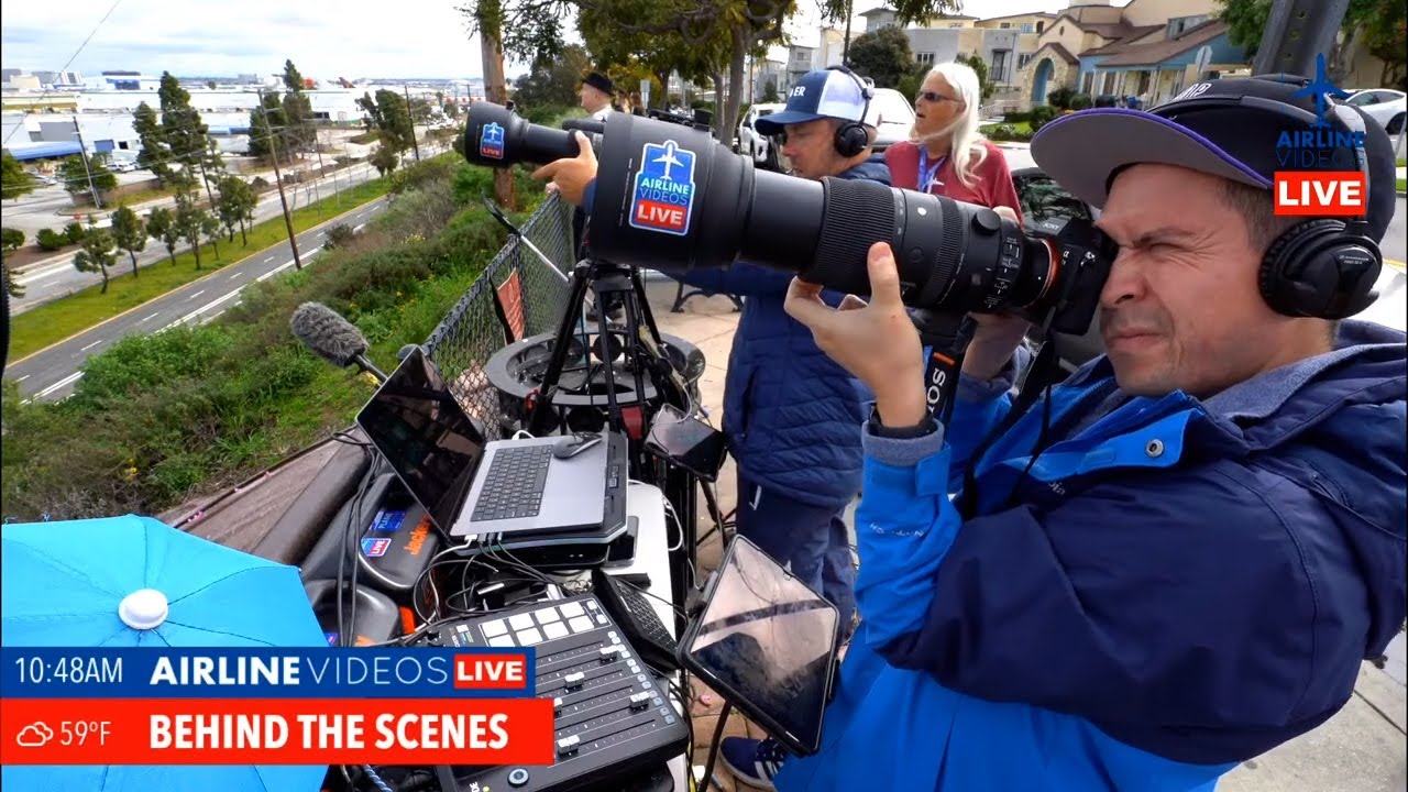 🔴LIVE Behind-the-Scenes with the Plane Jockeys in Action at LAX!