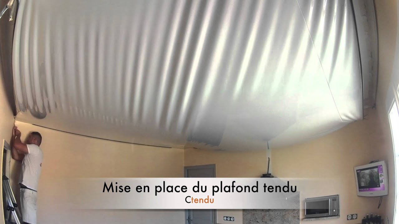 Plafond tendu - Comment se pose un plafond tendu