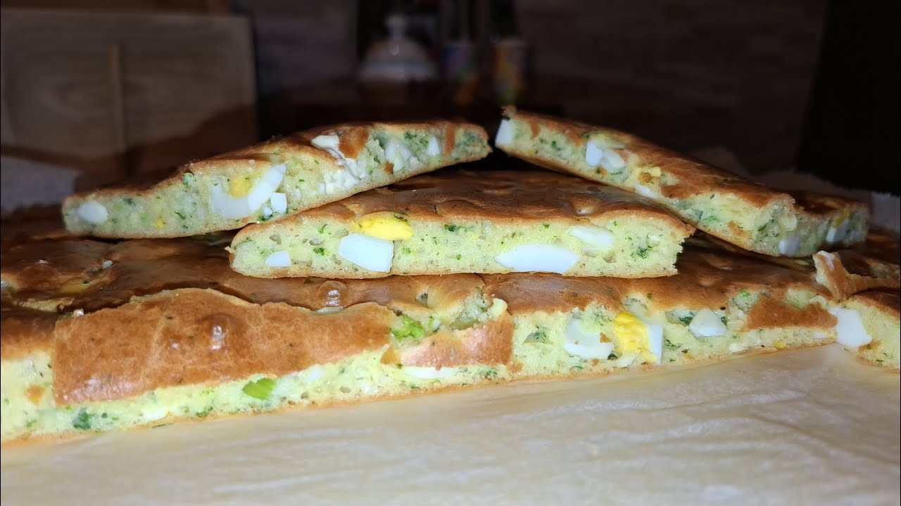 Не пора бы нам подкрепиться?Заливной пирог! Herzhafter Kuchen! #заливнойпирог #herzhaftes 