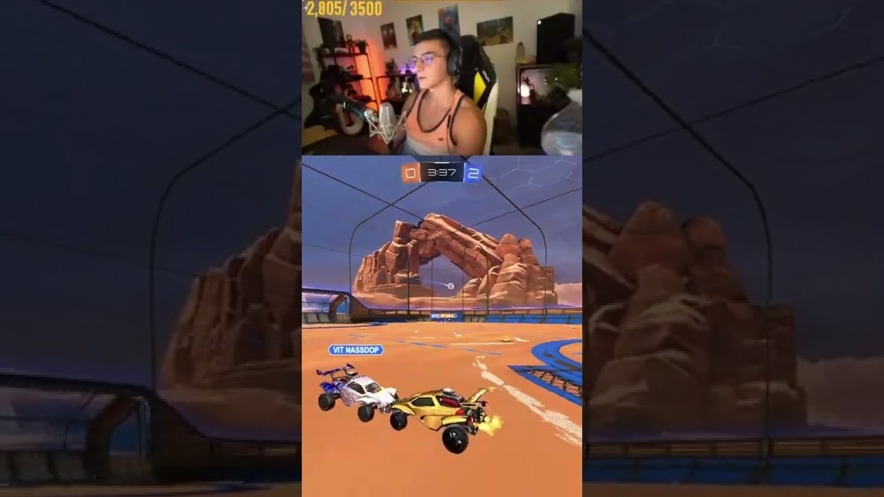 Je me fait INSULTER apr&egrave;s avoir bris&eacute; la RULE 1 sur #rocketleague #kaydop #vitality