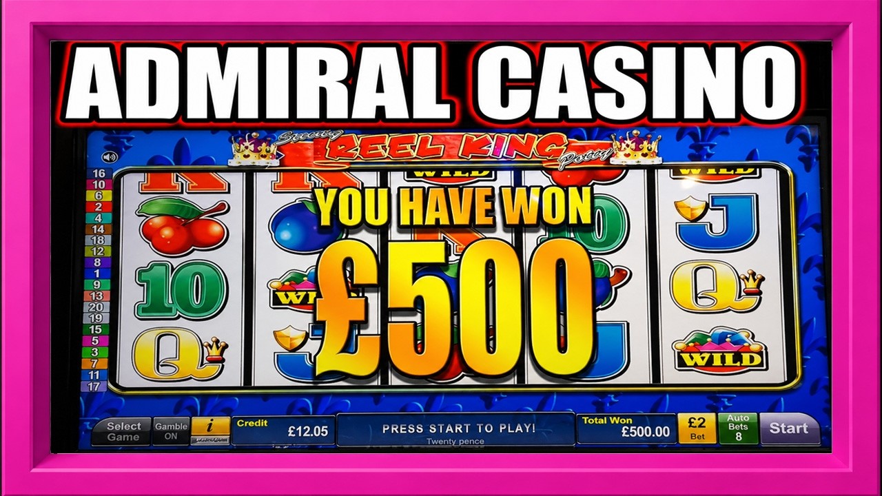 UK SLOTS: Real UK Slot Action | £500 JACKPOT at Admiral Casino