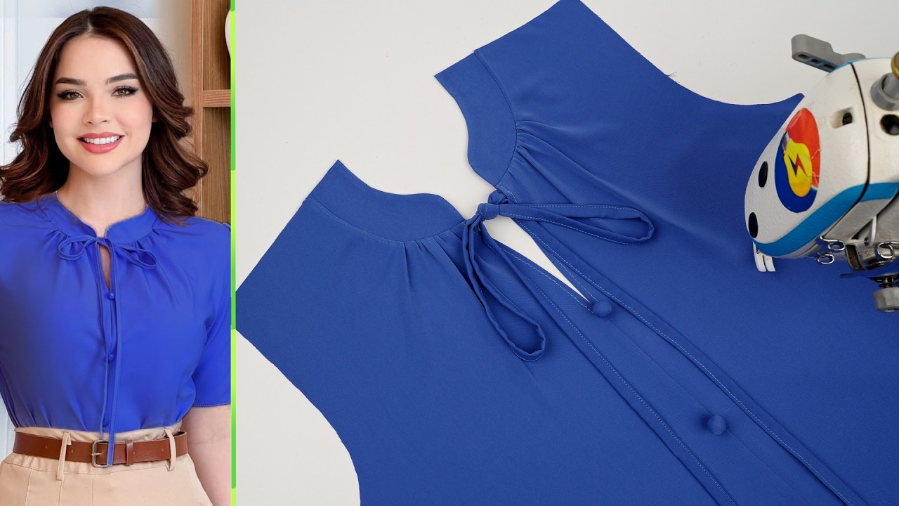 Collar Neck Design Made Easy: Quick Cutting and Sewing Hacks