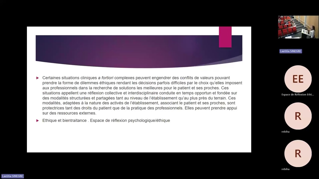 L'éthique en pratique la démarche éhique en institution