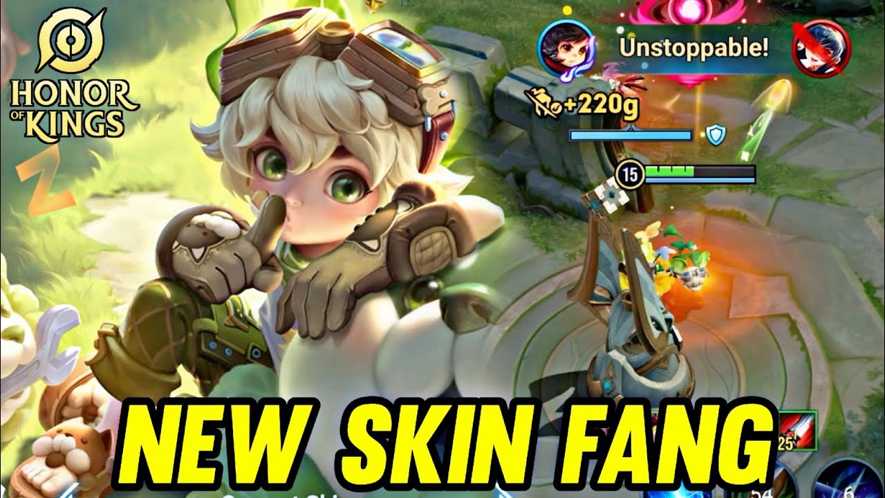 HOK : NEW SKIN FANG GAMEPLAY - HONOR OF KINGS