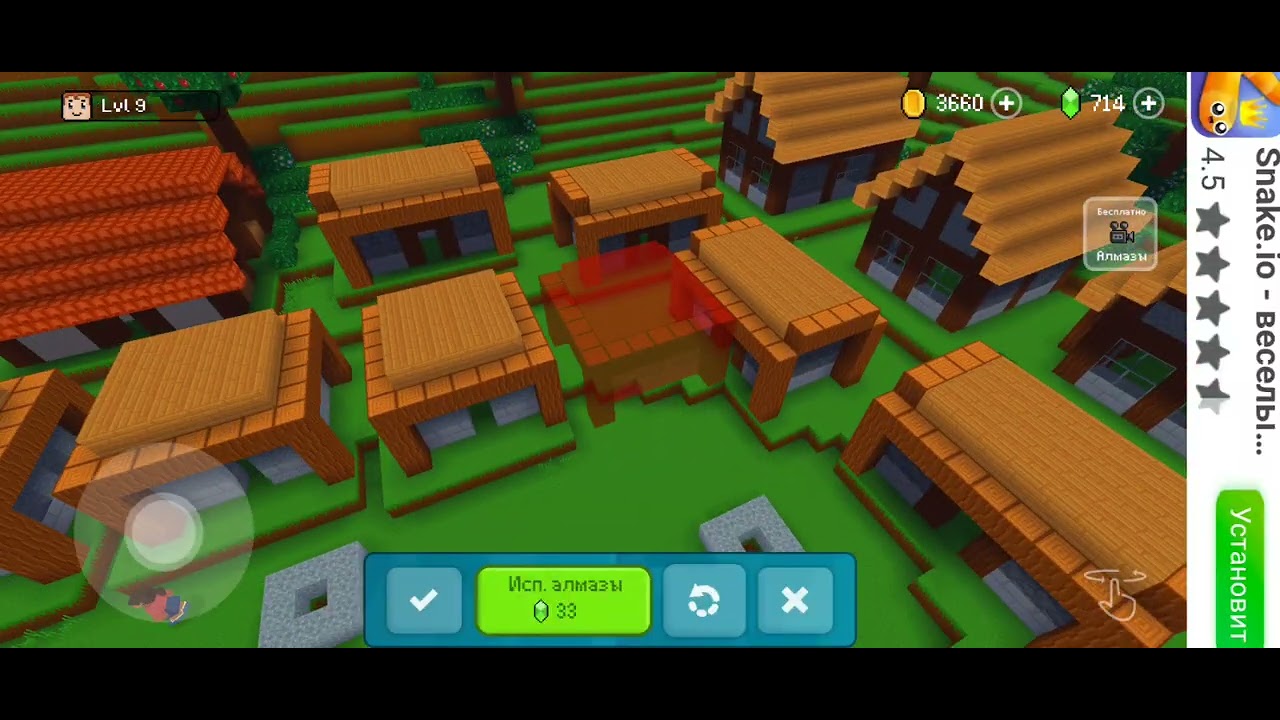 Играем в блок крафт 3D:)#майнкрафт 