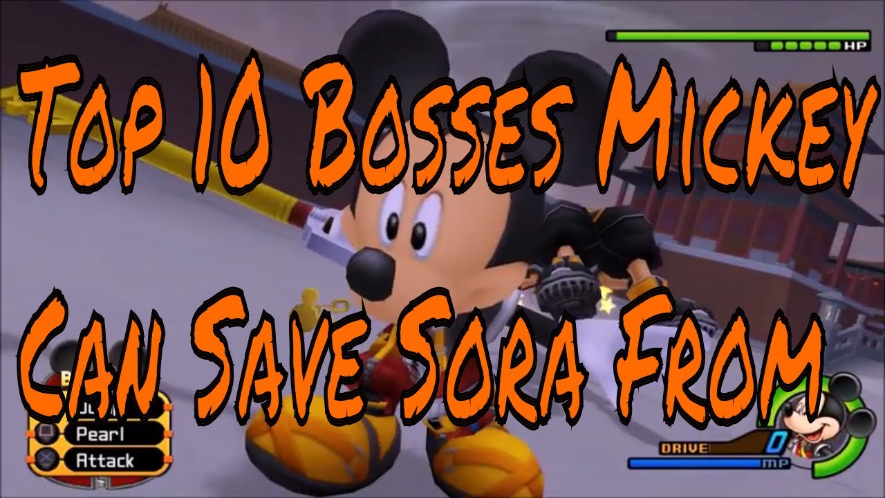 Top 10 Kingdom Hearts 2 Bosses That Mickey Will Rescue Sora
