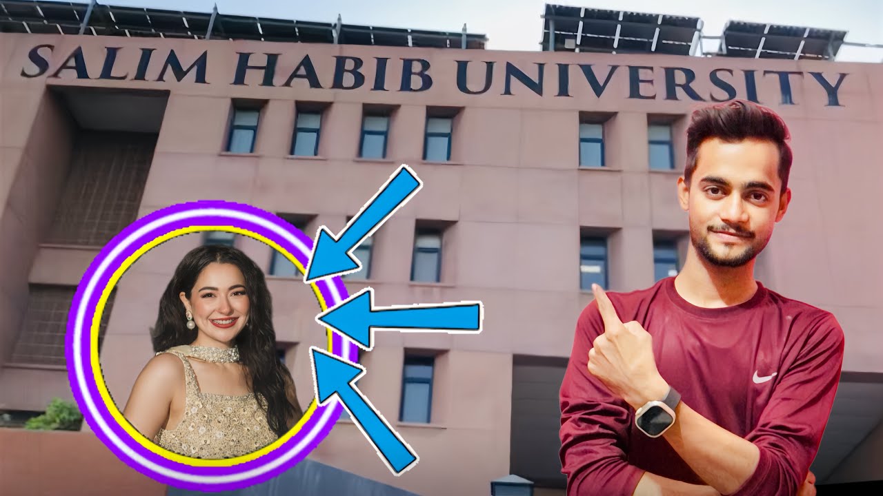 Salim habib university l Hania Aamir drama shoot l SHU Tour l Usmanidrees new vlog 2025