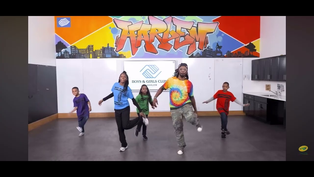 Creative Netwerk Teaches Harlem Lite Feet on Crayola Creativity Week Livestream