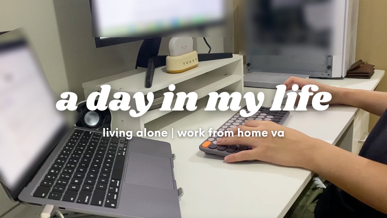 a day in my life | working from home | Living Alone Diaries PH