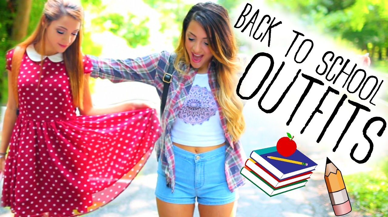 Back to School Outfit Ideas + Inspiration w/ Niki and Gabi!