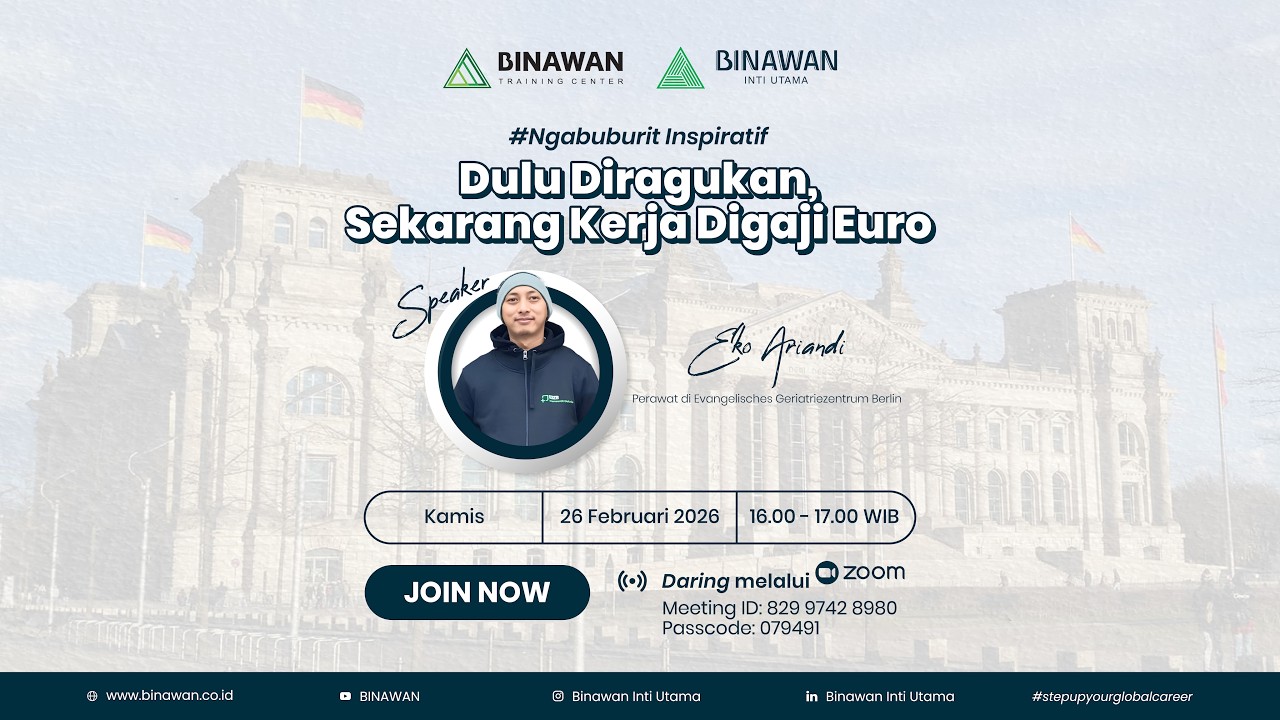 Sharing Session dengan Kak Eko, Perawat Indonesia yang Kini Bekerja di RS Jerman