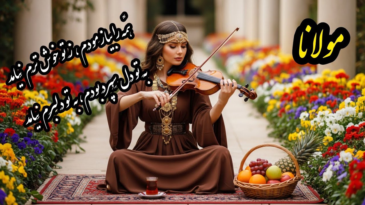 هًمِه را بیازمودَم ، زِ تو خوش تَرَم نَیامَد / غزلیات مولانا در قالب موسیقی تلفیقی فارسی 