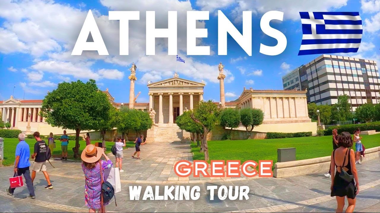 🔥 Athens City Center 🔥 Walking Tour | Exploring The Heart Of Greece ❤️