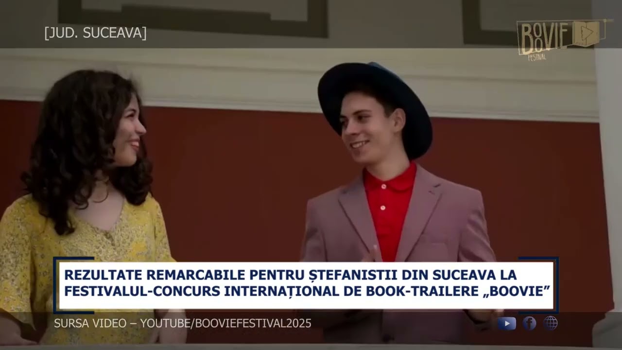 REZULTATE REMARCABILE PENTRU LA FESTIVALUL-CONCURS INTERNAȚIONAL DE BOOK-TRAILERE „BOOVIE”