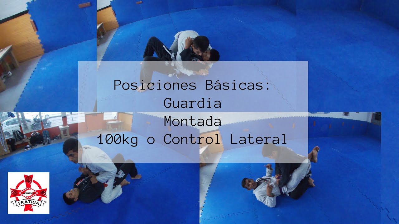 Posiciones básicas del Jiu Jitsu Brasilero: Guardia, Montada y 100kg
