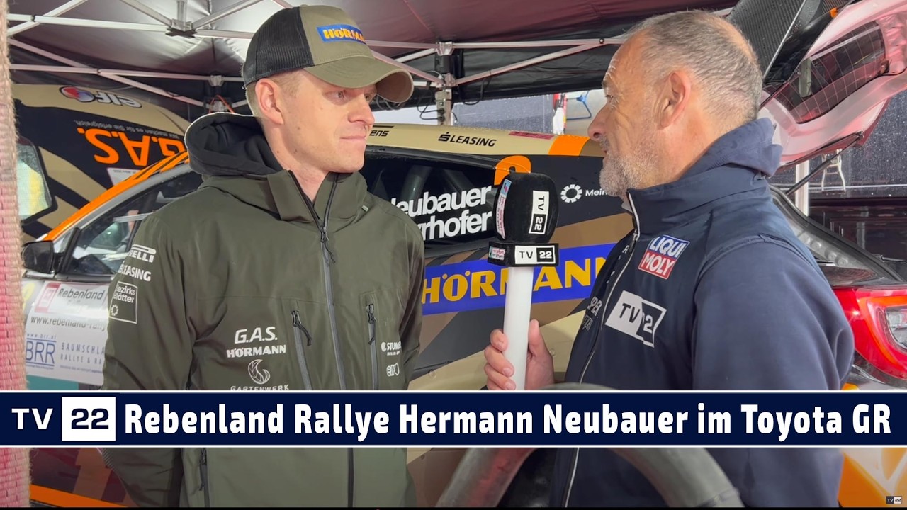 MOTOR TV22: Hermann Neubauer im neuen Toyota GR Yaris Rally2 bei der Rebenland Rallye 2025