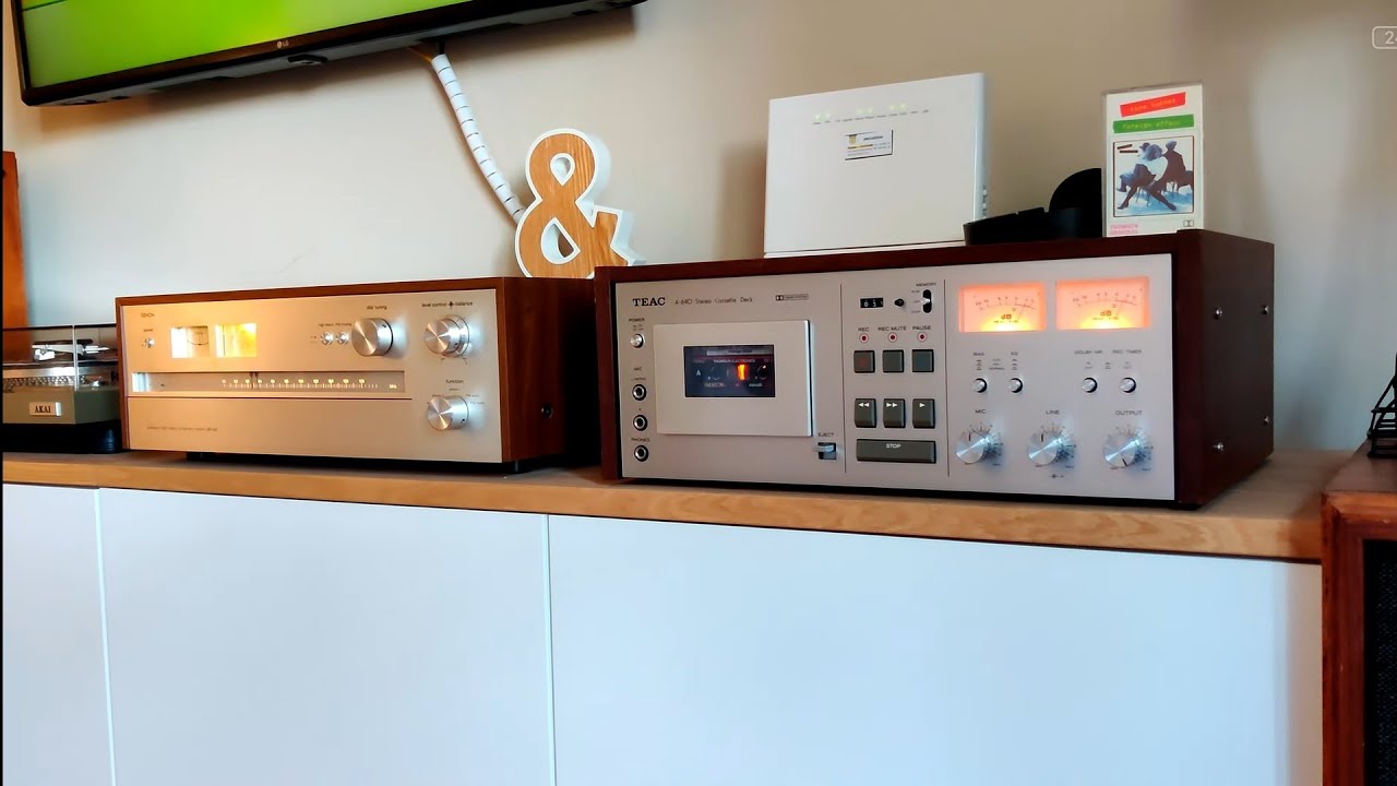 Teac A-640 ⏹️⏯️ Cassette Tape deck year 1️⃣9️⃣7️⃣9️⃣