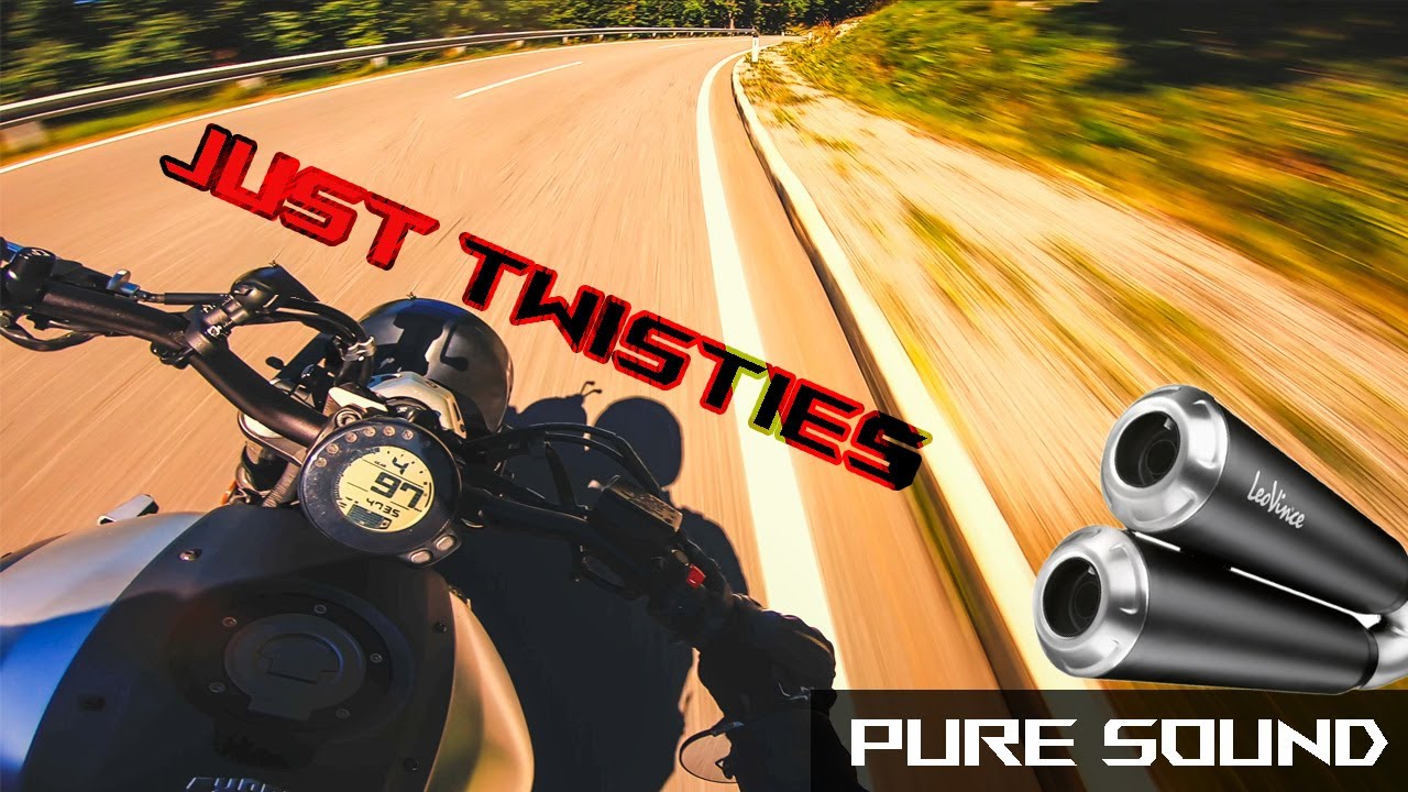 YAMAHA XSR 700 PURE SOUND  with LEOVINCE GP DUALS Exhaust | Just Twisties! NO TALK!
