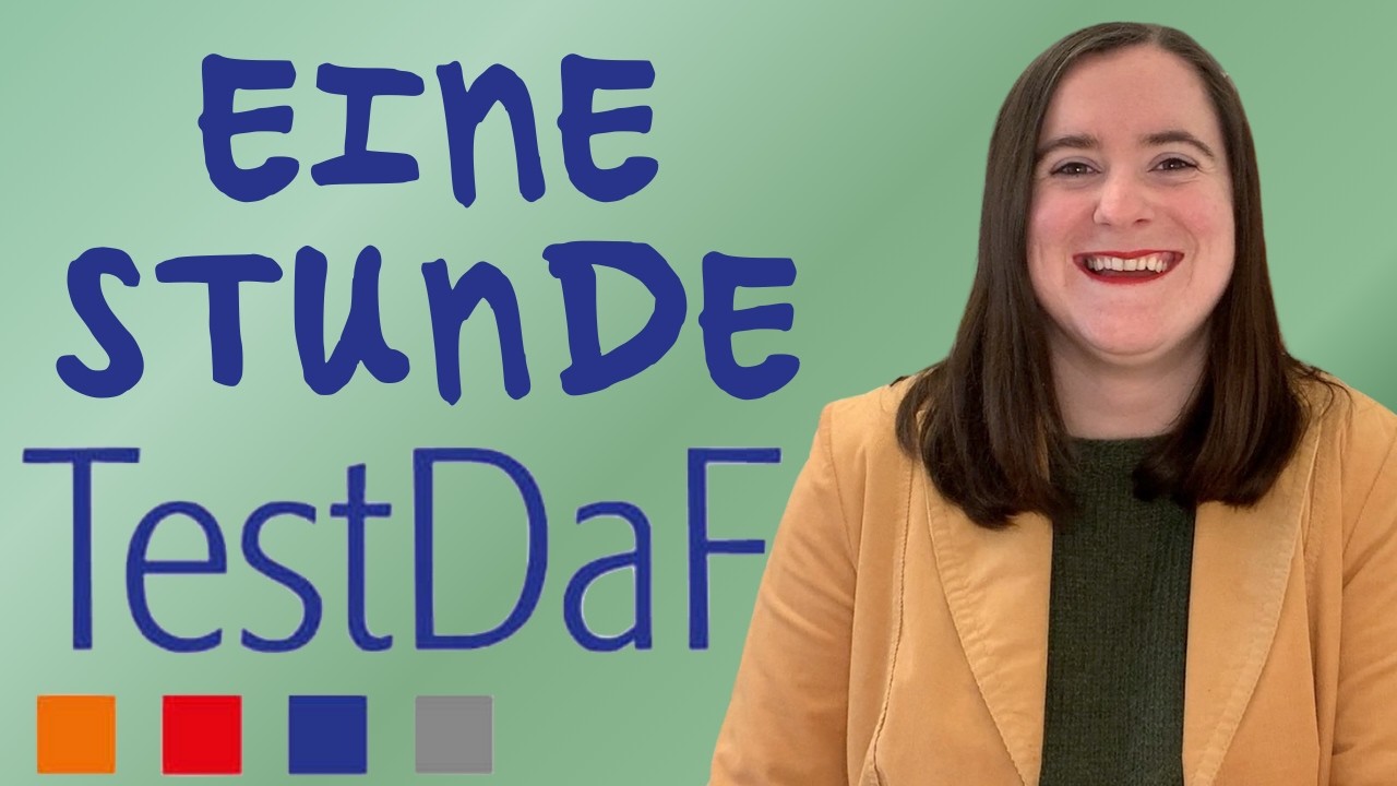 Bereite dich in EINER STUNDE auf den TESTDAF vor